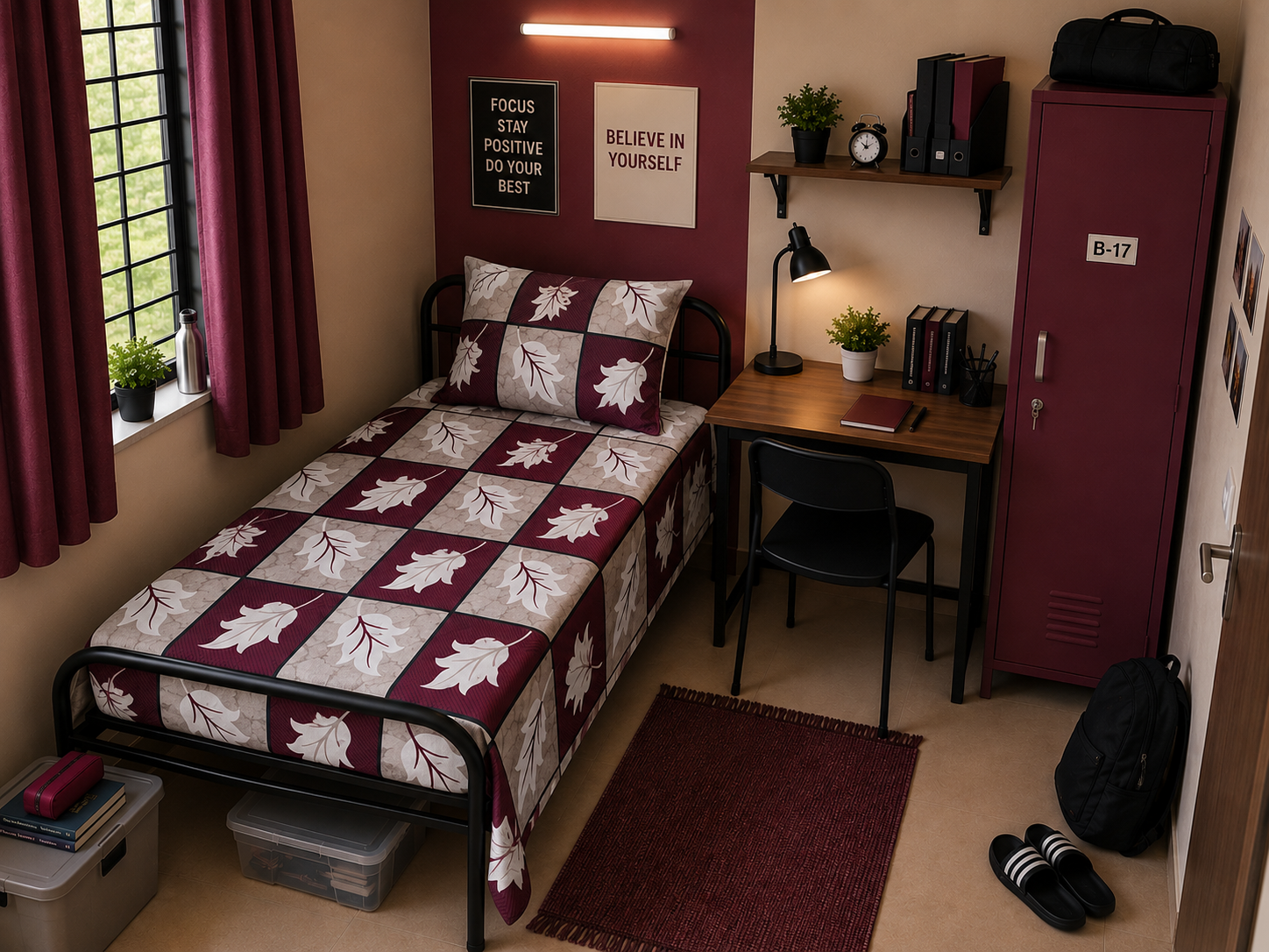 Single bedsheet with 2 pillow cover