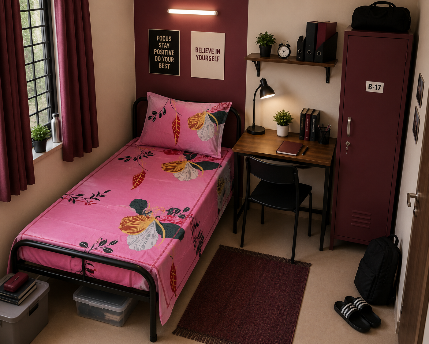 Single bedsheet with 2 pillow cover